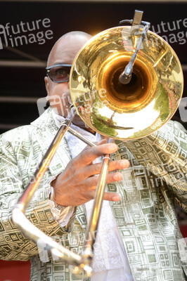 Jazzfestival an Himmelfahrt auf dem Trammplatz in Hannover