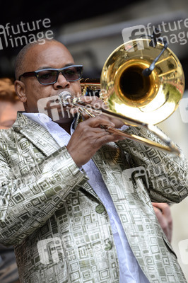 Jazzfestival an Himmelfahrt auf dem Trammplatz in Hannover