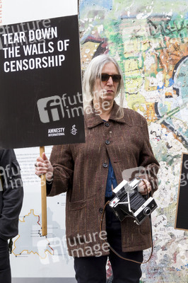 Bildtermin von Amnesty International zum Thema Meinungsfreiheit in Berlin