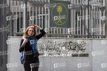 Demo für die Freilassung von Raif Badawi in Berlin