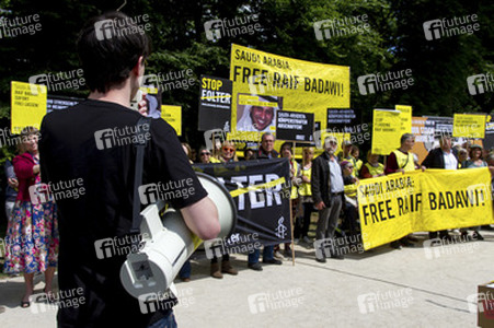 Demo für die Freilassung von Raif Badawi in Berlin