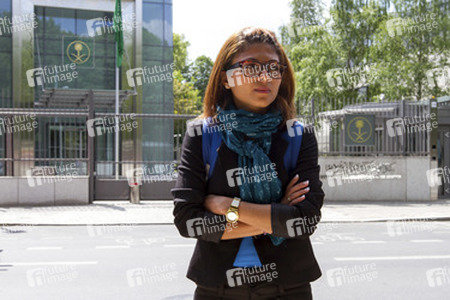 Demo für die Freilassung von Raif Badawi in Berlin
