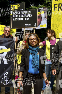 Demo für die Freilassung von Raif Badawi in Berlin
