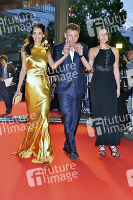 Amal Alamuddin Clooney mit Bruder Samer Alamuddin und Gattin