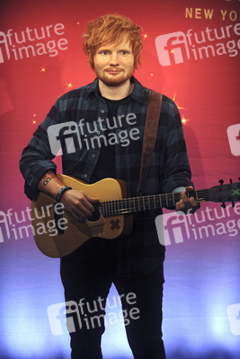 Ed Sheeran enthüllt seine Wachsfigur bei Madame Tussauds New York