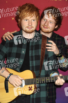 Ed Sheeran enthüllt seine Wachsfigur bei Madame Tussauds New York