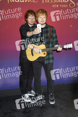Ed Sheeran enthüllt seine Wachsfigur bei Madame Tussauds New York
