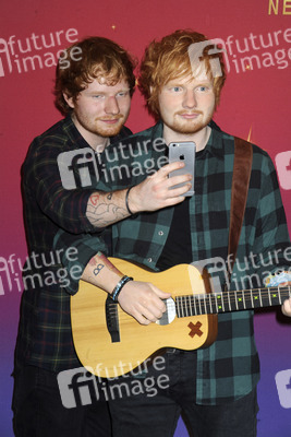 Ed Sheeran enthüllt seine Wachsfigur bei Madame Tussauds New York