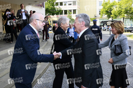Bundespräsident Joachim Gauck zu Besuch in der Staatsoper im Schillertheater