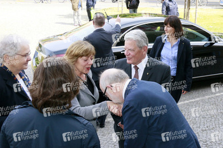 Bundespräsident Joachim Gauck zu Besuch in der Staatsoper im Schillertheater