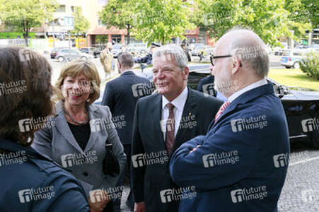 Bundespräsident Joachim Gauck zu Besuch in der Staatsoper im Schillertheater