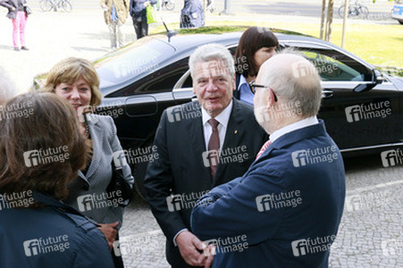Bundespräsident Joachim Gauck zu Besuch in der Staatsoper im Schillertheater