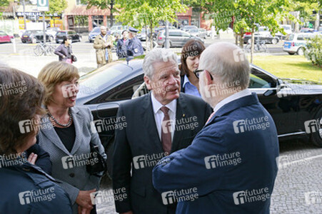 Bundespräsident Joachim Gauck zu Besuch in der Staatsoper im Schillertheater