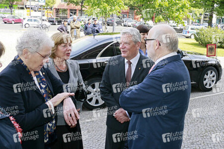 Bundespräsident Joachim Gauck zu Besuch in der Staatsoper im Schillertheater