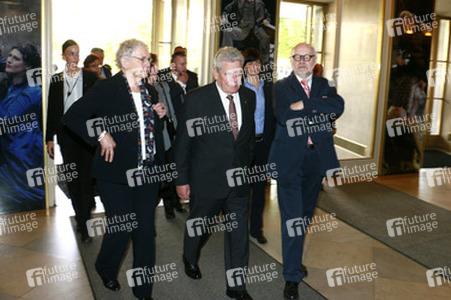 Bundespräsident Joachim Gauck zu Besuch in der Staatsoper im Schillertheater