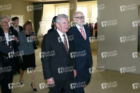 Bundespräsident Joachim Gauck zu Besuch in der Staatsoper im Schillertheater