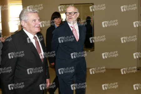 Bundespräsident Joachim Gauck zu Besuch in der Staatsoper im Schillertheater