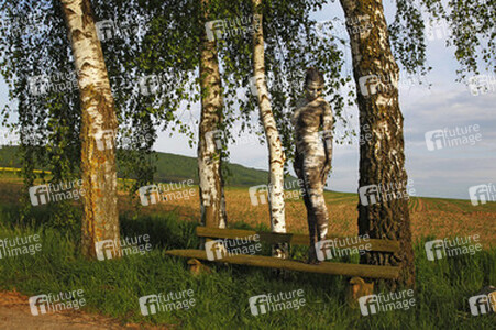 NATURE ART: Birke / Birch Bodypainting