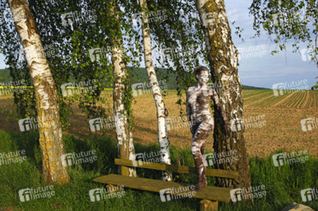 NATURE ART: Birke / Birch Bodypainting