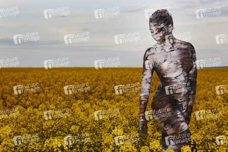 NATURE ART: Birke / Birch Bodypainting
