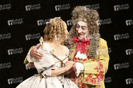 Theaterprobe von 'Der Bürger als Edelmann' in Hamburg