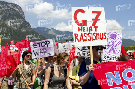 G7 Gipfel auf Schloss Elmau in Bayern