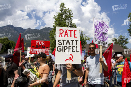 G7 Gipfel auf Schloss Elmau in Bayern