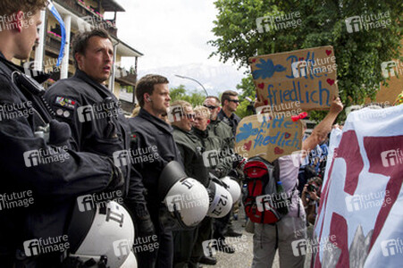 G7 Gipfel auf Schloss Elmau in Bayern