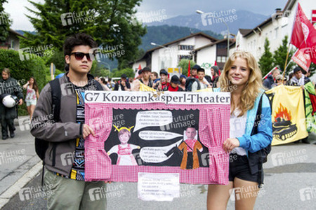 G7 Gipfel auf Schloss Elmau in Bayern