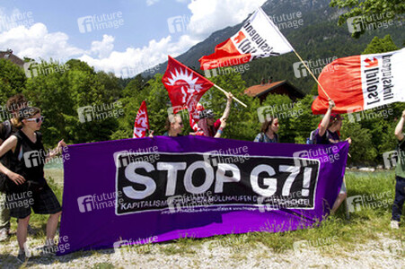 G7 Gipfel auf Schloss Elmau in Bayern