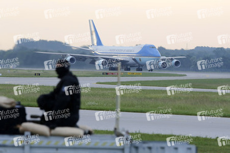 Ankunft von Präsident Barack Obama in München