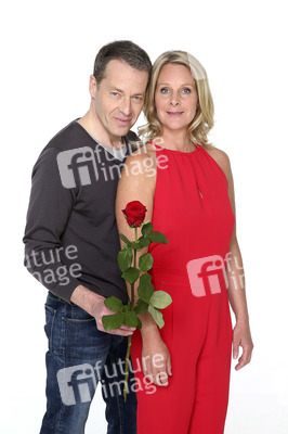 Fototermin zur TV-Serie 'Rote Rosen' in Hamburg