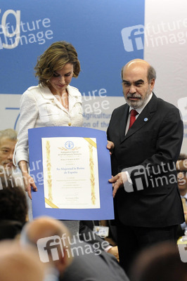 Königin Letizia besucht das FAO-Hauptquartier in Rom