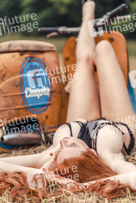 Modelshooting mit Simson Moped