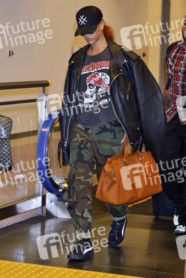 Ankunft von Rihanna in Japan