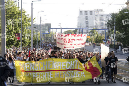 Bärgida Gegendemo in Berlin