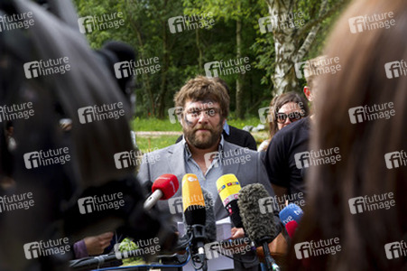 Protestaktion des 'Zentrums für politische Schönheit' in Gatow