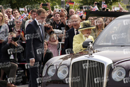 Queen Elisabeth II. besucht das Brandenburger Tor