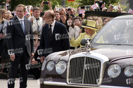 Queen Elisabeth II. besucht das Brandenburger Tor