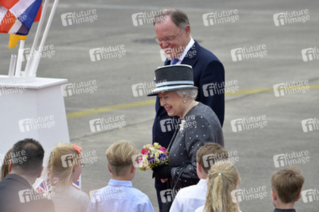 Rückflug von Queen Elizabeth II. nach Großbritannien