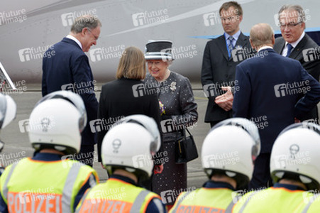 Rückflug von Queen Elizabeth II. nach Großbritannien