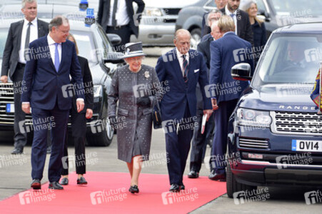 Rückflug von Queen Elizabeth II. nach Großbritannien