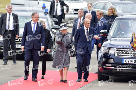 Rückflug von Queen Elizabeth II. nach Großbritannien