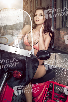 Modelshooting mit Simson Moped
