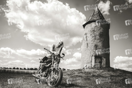 Modelshooting mit Simson Moped