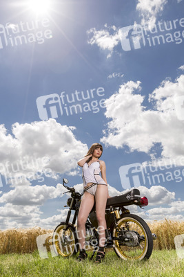 Modelshooting mit Simson Moped