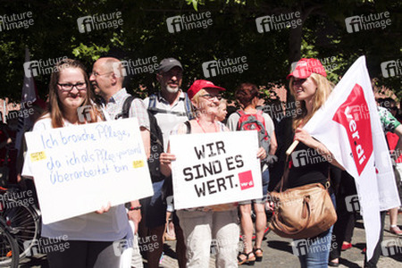 Charité Streik in Berlin