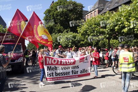 Charité Streik in Berlin