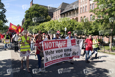 Charité Streik in Berlin