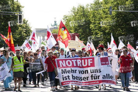 Charité Streik in Berlin